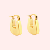 Padlock Hypoallergenic Hoops