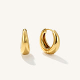 Curved Hoop Earrings