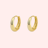 Curved Hoop Earrings