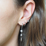 Starlight Cascade Hypoallergenic Hoop