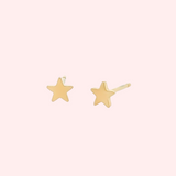 Implant Grade Titanium Mini Star Hypoallergenic Earrings