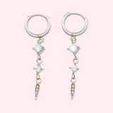 Starlight Cascade Hypoallergenic Hoop