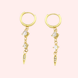 Starlight Cascade Hypoallergenic Hoop