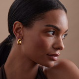 Molten Half Hoop Earrings