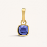 Cushion Birthstone Charm