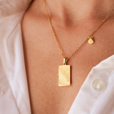 Zodiac Tarot Card Necklace