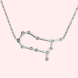Gemini Zodiac Constellation Hypoallergenic Necklace