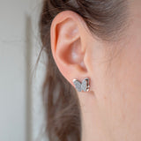 Shimmer Butterfly Hypoallergenic Earrings