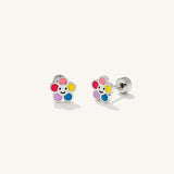 Daisy Chain Flat Back Earrings