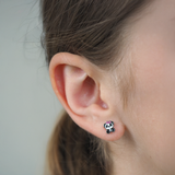 Panda Bow Stud Hypoallergenic Earrings