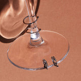 Petite Bezel Huggie Earrings