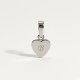 Heart Initial Charm