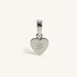 Heart Initial Charm