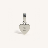 Heart Initial Charm