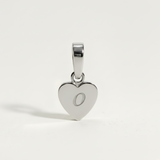 Heart Initial Charm