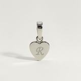 Heart Initial Charm