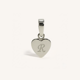 Heart Initial Charm