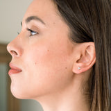 Trio Cubic Zircona Mini Hypoallergenic Earrings