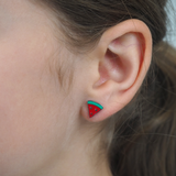 Watermelon Stud Hypoallergenic Earrings