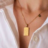 Zodiac Tarot Card Necklace