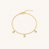 Rope Trim Cubic Zirconia Bracelet