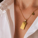 Zodiac Tarot Card Necklace