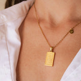 Zodiac Tarot Card Necklace