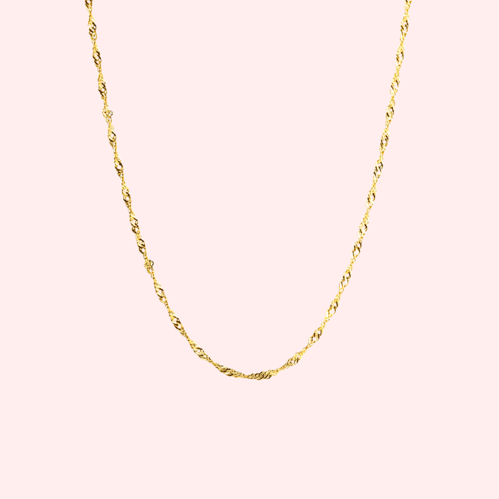 Singapore Chain Hypoallergenic Necklace – Solace Jewellery Ltd®
