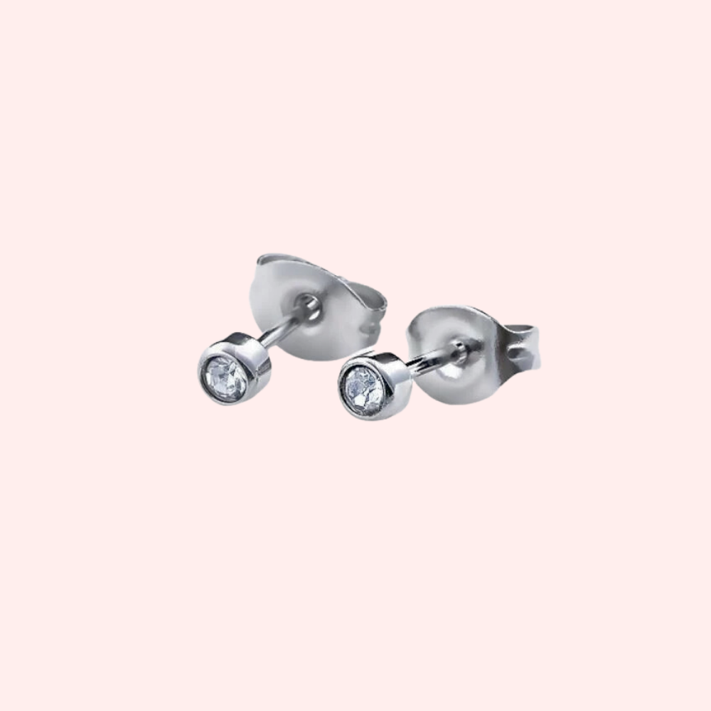 Stainless steel childrens on sale earrings