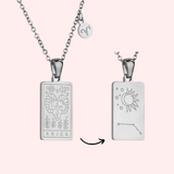 Zodiac Tarot Card Necklace