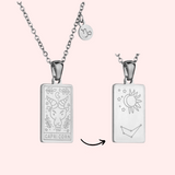 Zodiac Tarot Card Necklace