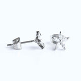 5 Marquise CZ Petal Flower Hypoallergenic Earrings