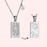 Zodiac Tarot Card Necklace