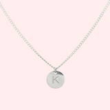 A-Z Initial Necklace Silver