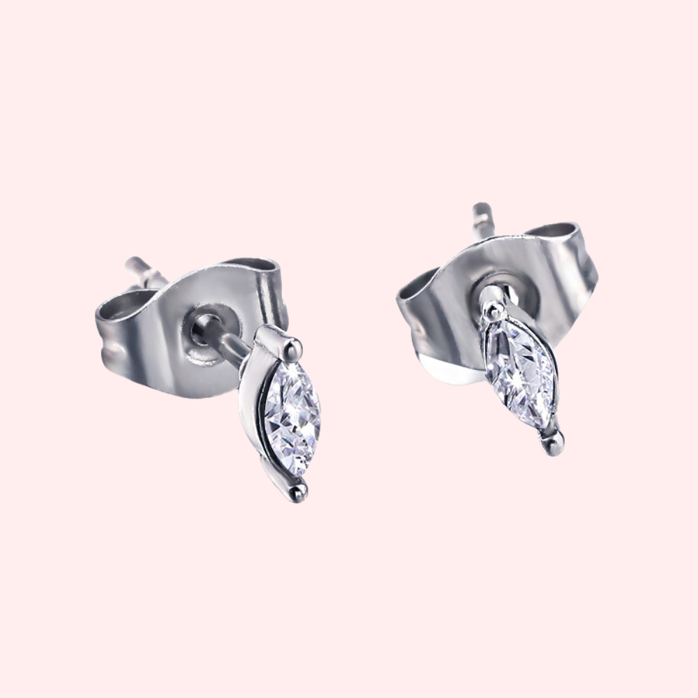 Oval cubic deals zirconia earrings