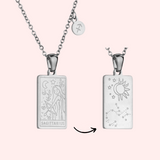 Zodiac Tarot Card Necklace