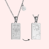 Zodiac Tarot Card Necklace