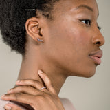 Flower Ear Climber Hypoallergenic Earrings