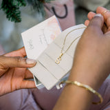 A-Z Letter Necklace Gold