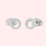 Mini Open Circle Hypoallergenic Earrings