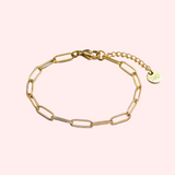 Paperclip Chain Hypoallergenic Bracelet