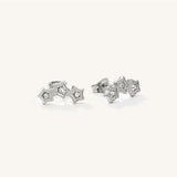 Constellation CZ Ear Climber Hypoallergenic Earrings