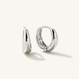 Curved Hoop Earrings