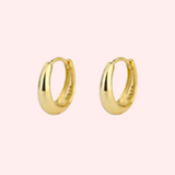 Curved Hypoallergenic Hoop Earring