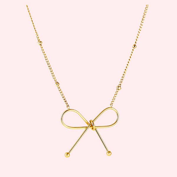 Bow Hypoallergenic Necklace