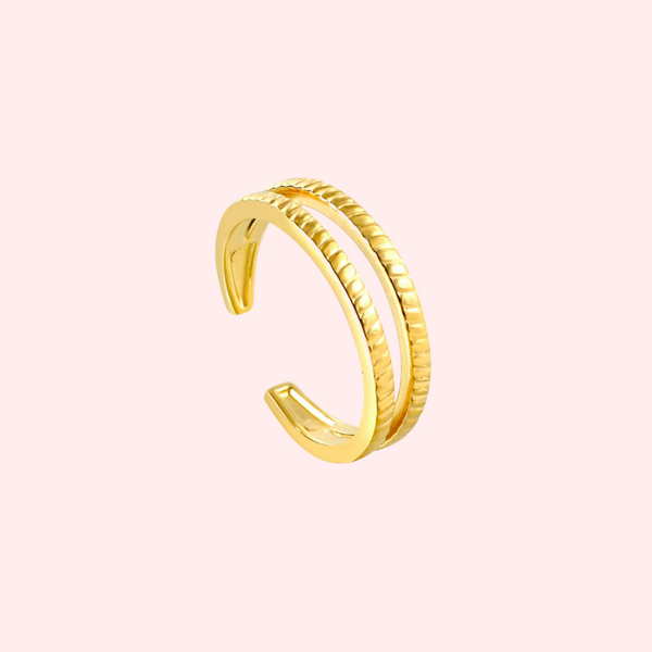 Double Band Hypoallergenic Ring