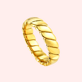 Smooth Braided Hypoallergenic Ring