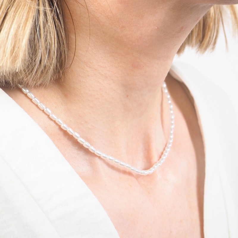 Dainty Pearl Hypoallergenic Necklace