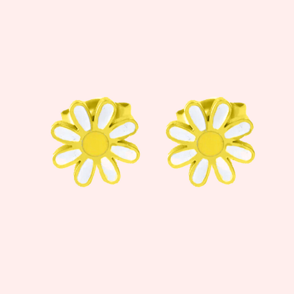 Kids Daisy Stud Hypoallergenic Earrings