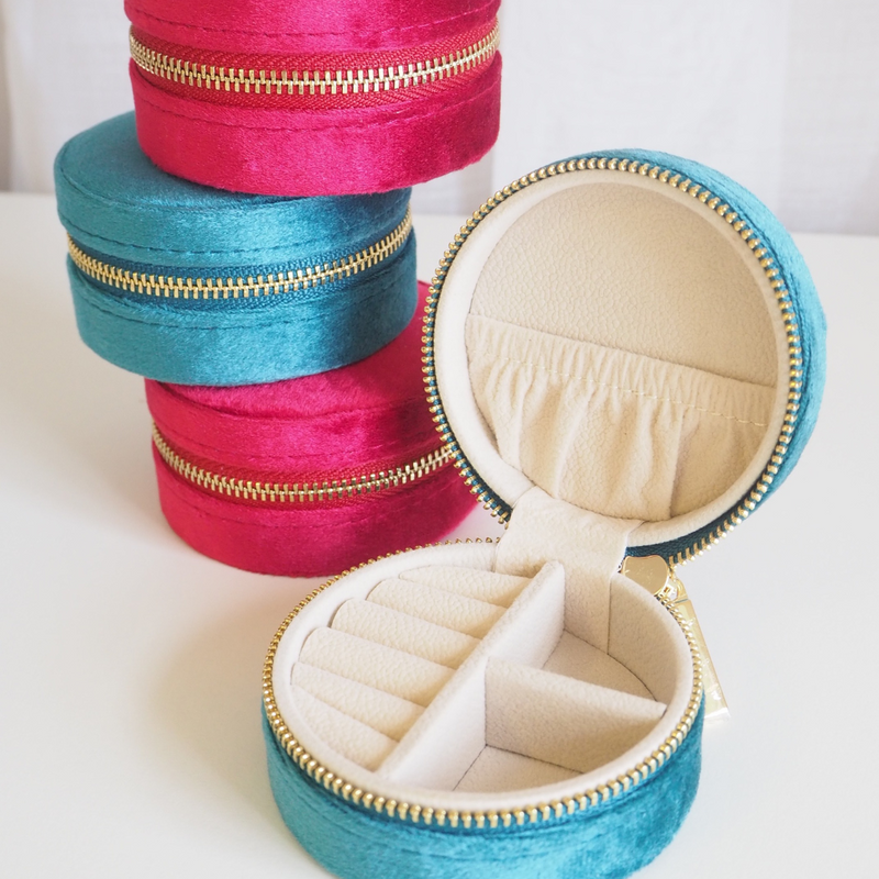 Limited Edition Luxe Jewellery Case - Small Round